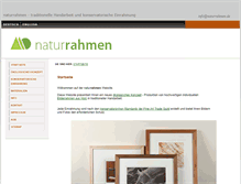 Tablet Screenshot of naturrahmen.de